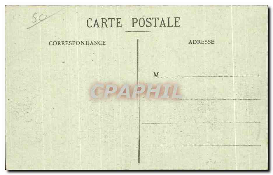 Environ de Cherbourg - Le Château de Tourlavelle — Collection F. C., Cherbourg — Back