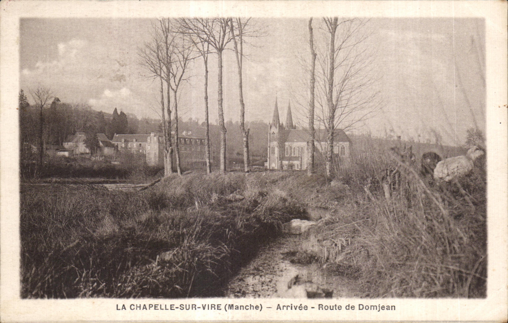 La Chapelle-sur-Vire (Manche) — Arrivée — Route de Domjean