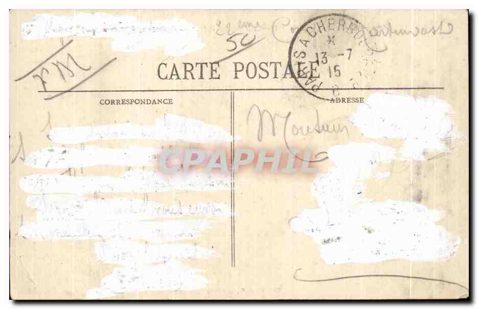 Saint-Germain-des-Vaux — Panorama de l'Anse Saint-Martin — Collection F. C., Cherbourg — Rückseite