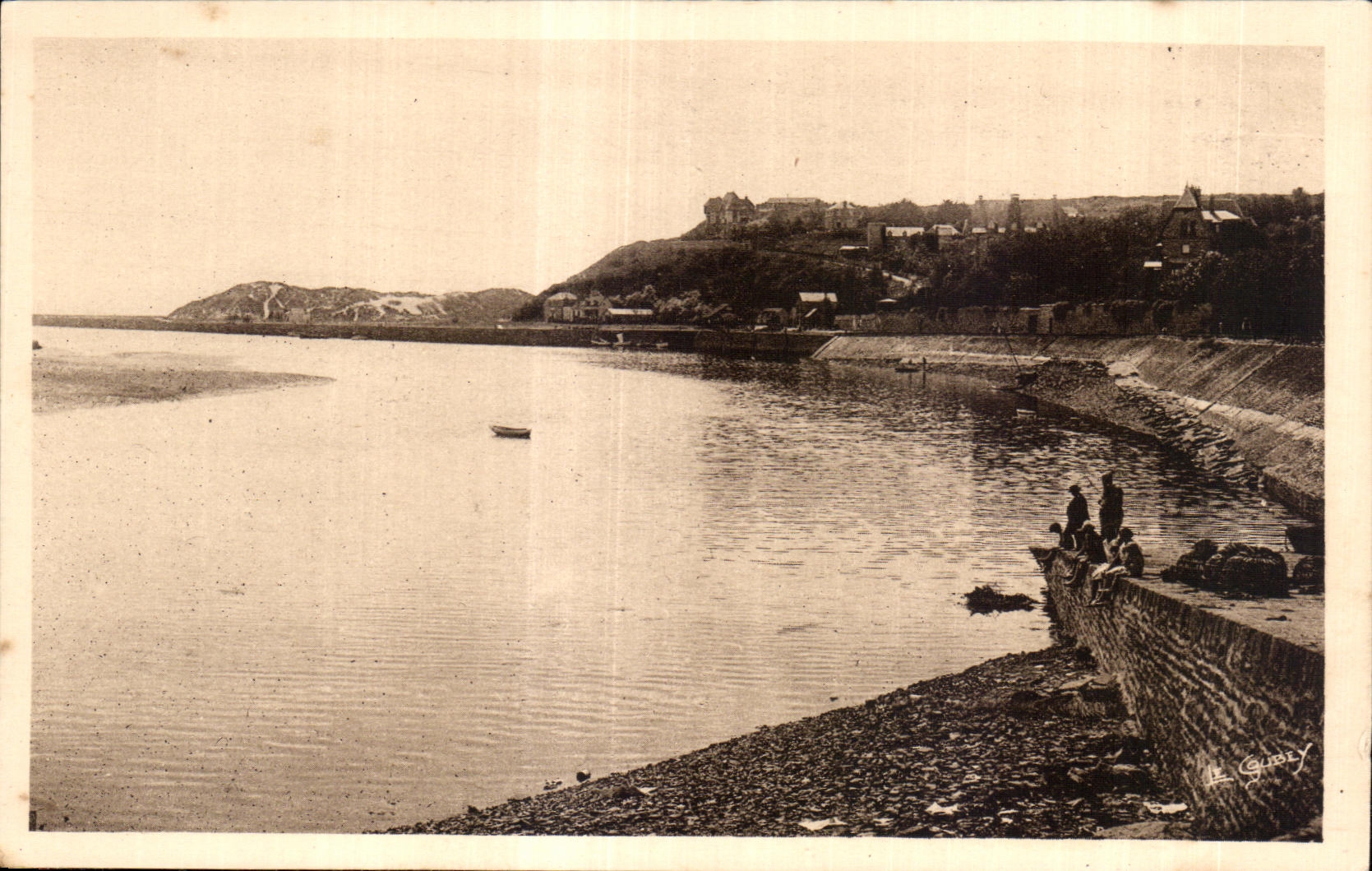 Carteret — Vue générale du Port — Éditions Normandes, Le Gouy, série 4379