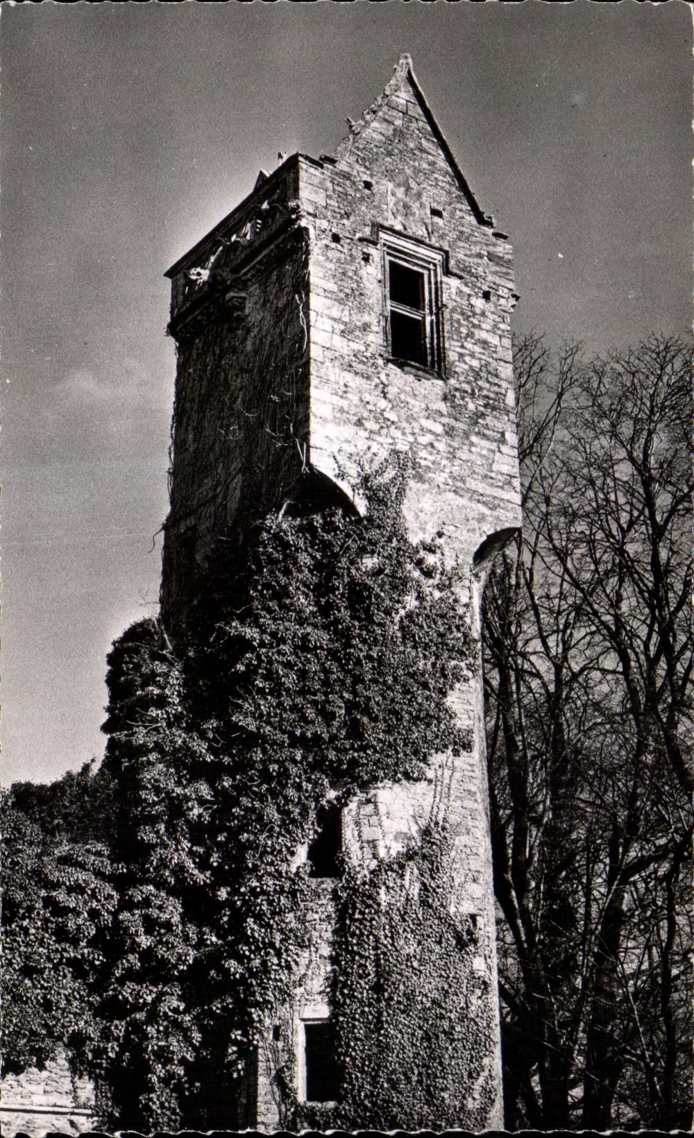 Manoir de Gratot — La Tour de la Fée (XVe s.) — G. Dufour, Coutainville