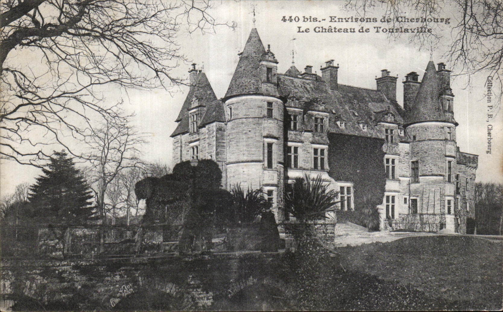 Château de Tourlaveille — Environs de Cherbourg — Gribelton P. H., Cherbourg