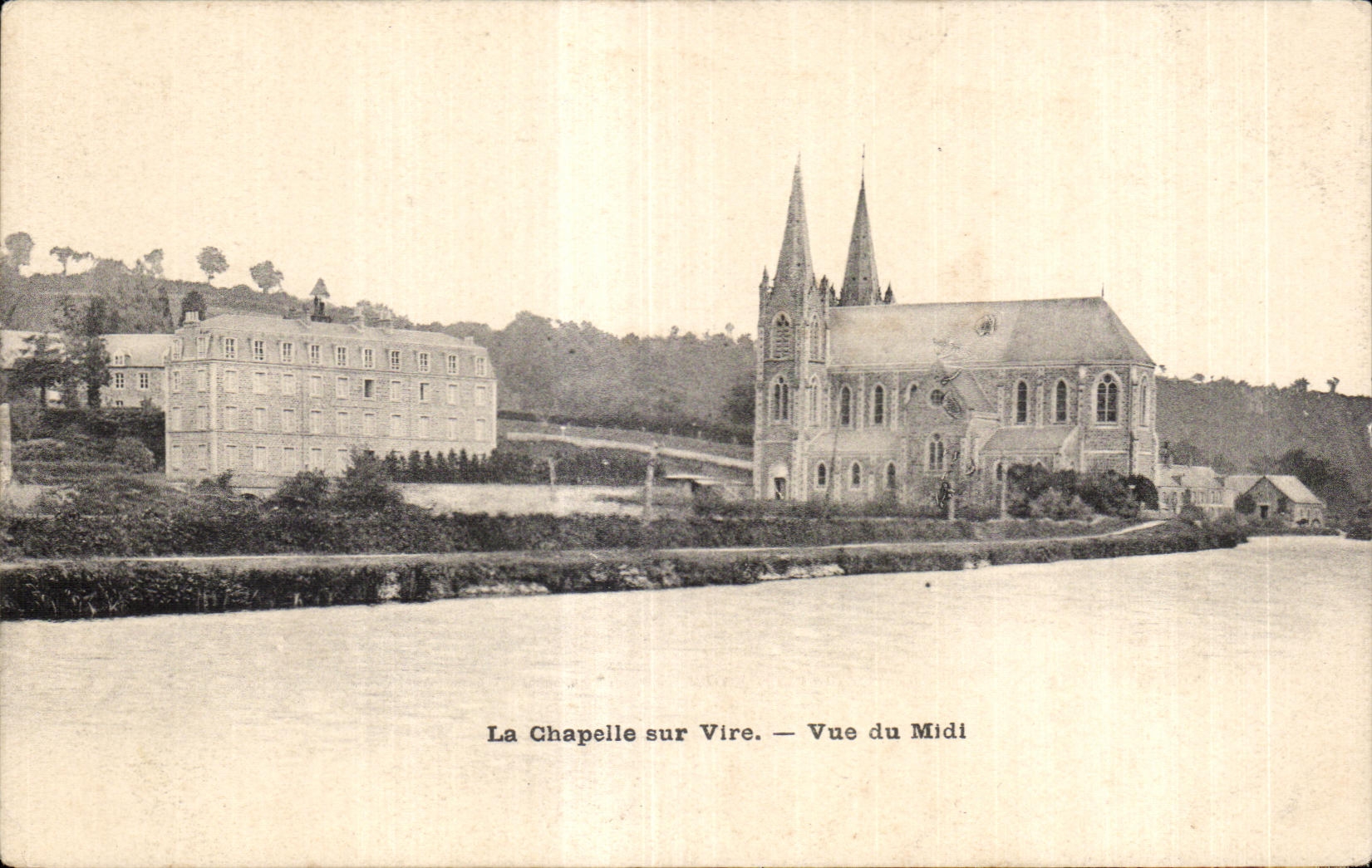 CPA Le chapelle sur vire vue du midi