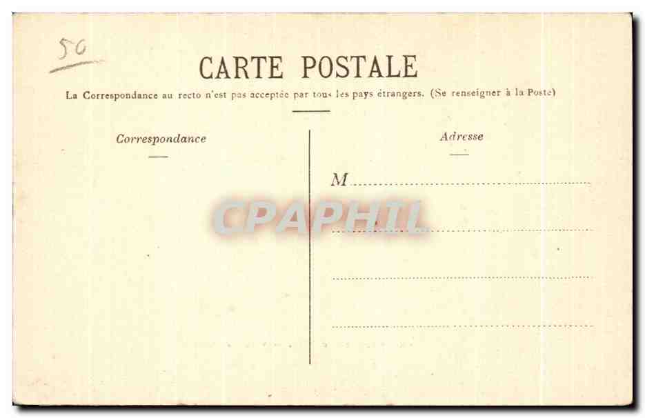 CPA Le chapelle sur vire vue du midi — Rückseite