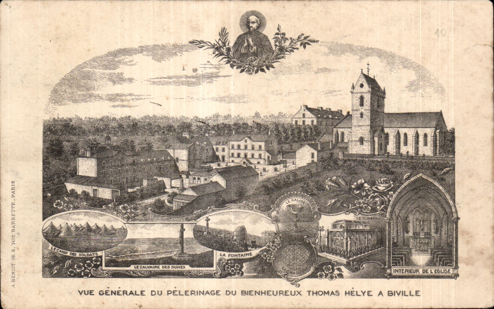 CPA Vue Generale du Pelerinage du Bienheureux Thomas