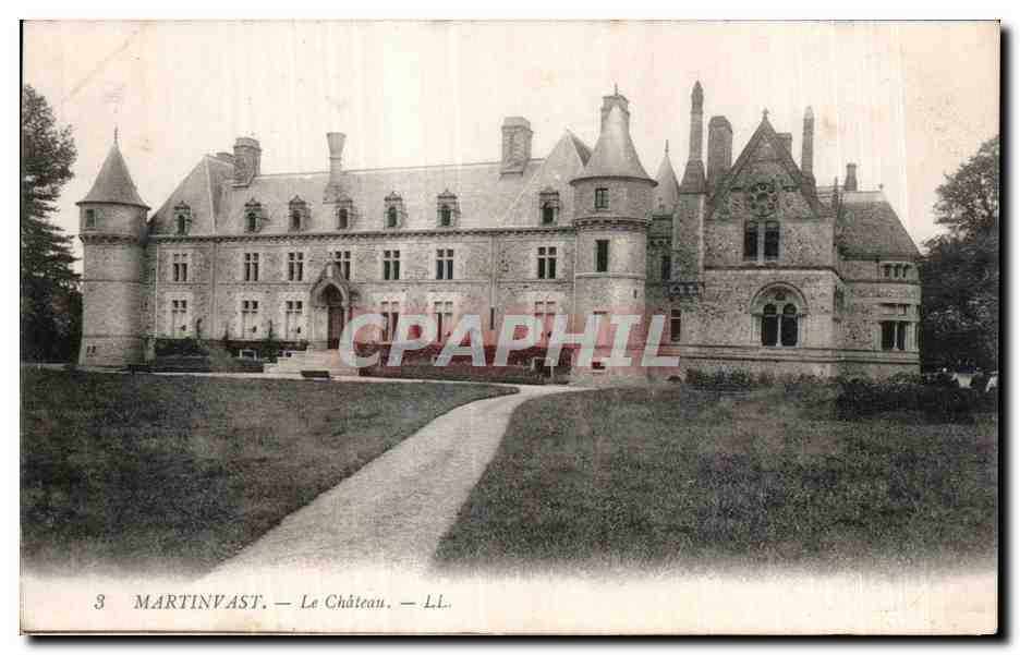CPA Martinvast le Chateau