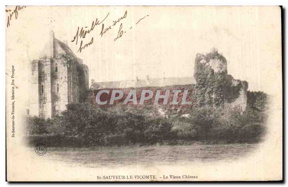 CPA St Sauveur le Vicomte le Vieux Chateau