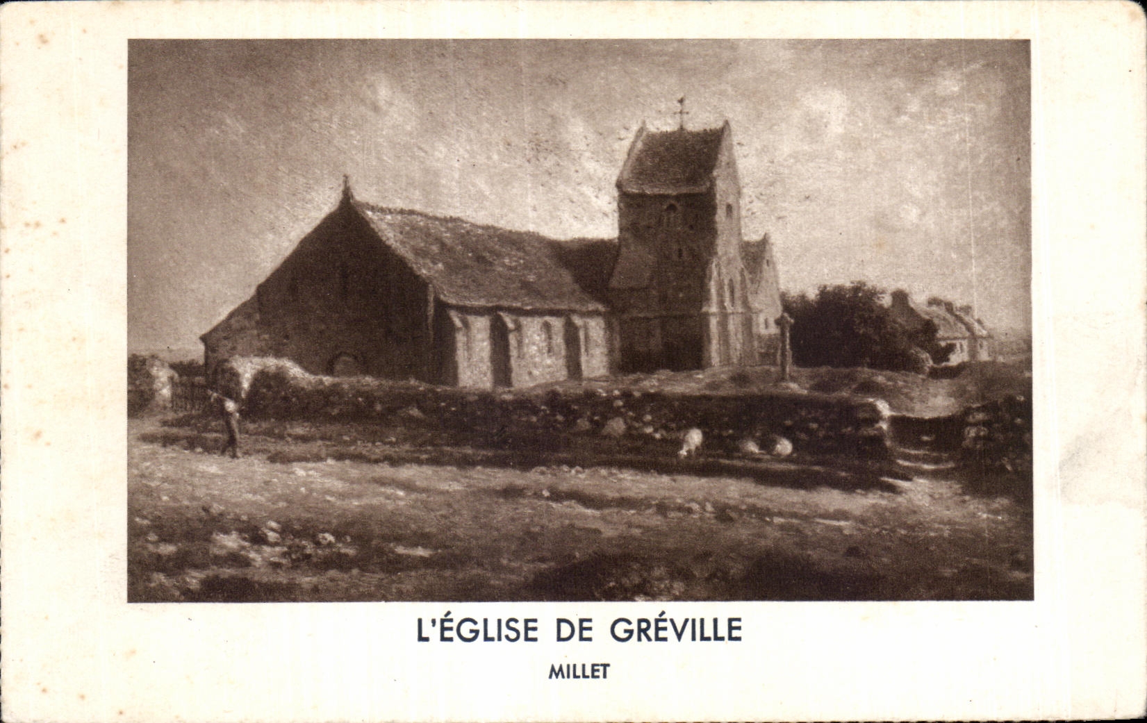 The Church of Gréville — Millet