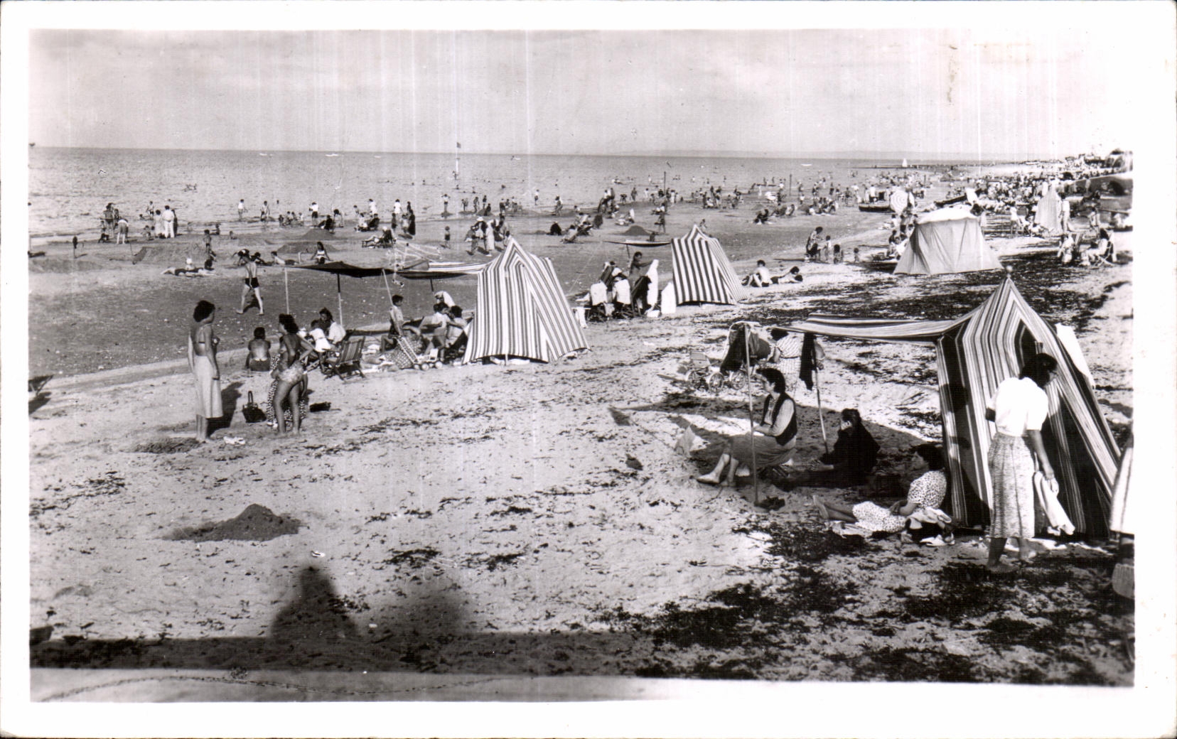 CPSM Hauteville sur Mer Manche la Plage