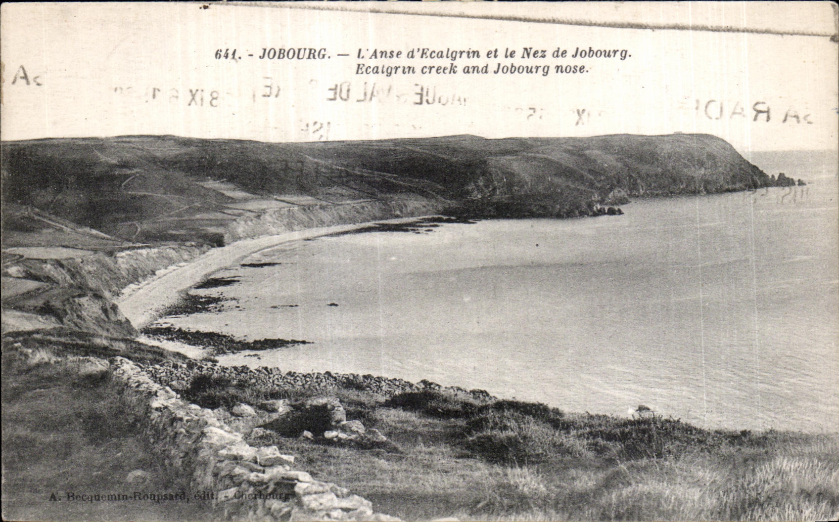 Jobourg — L'Anse d'Ecalgrin et le Nez de Jobourg — A. Becquemin-Reoupsard, éditeur Cherbourg