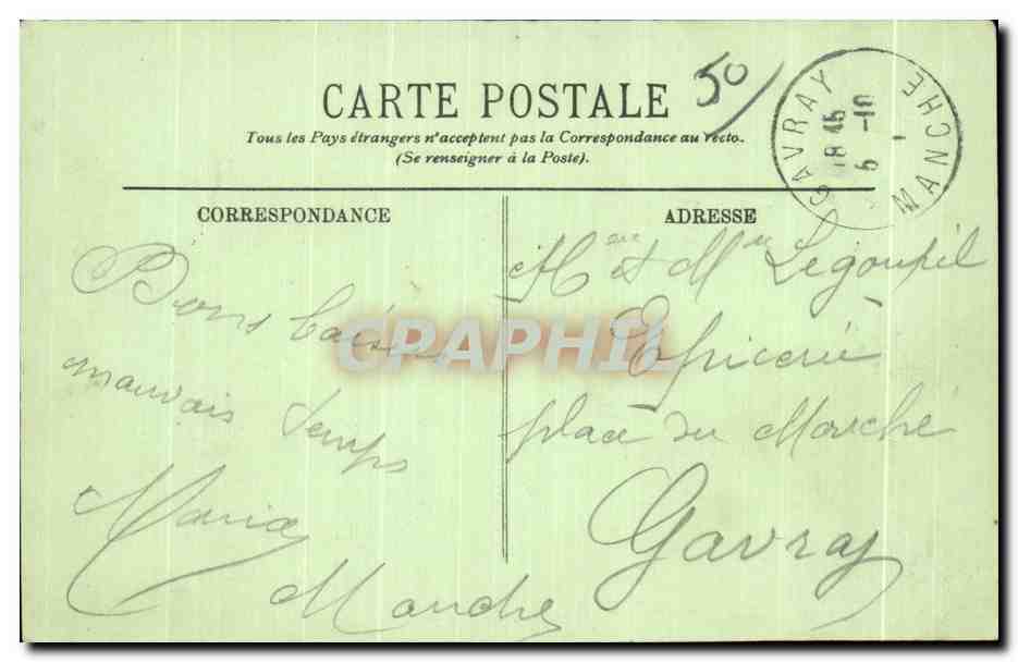 La Chapelle-sur-Vire — Le Déversoir et la Bailique — LL. — Rückseite