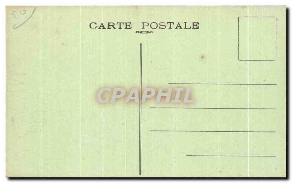 Herqueville — La Baie et le Rocher Sidaman, au clair de lune — Éditeur non identifié, n° 533 C — Reverso