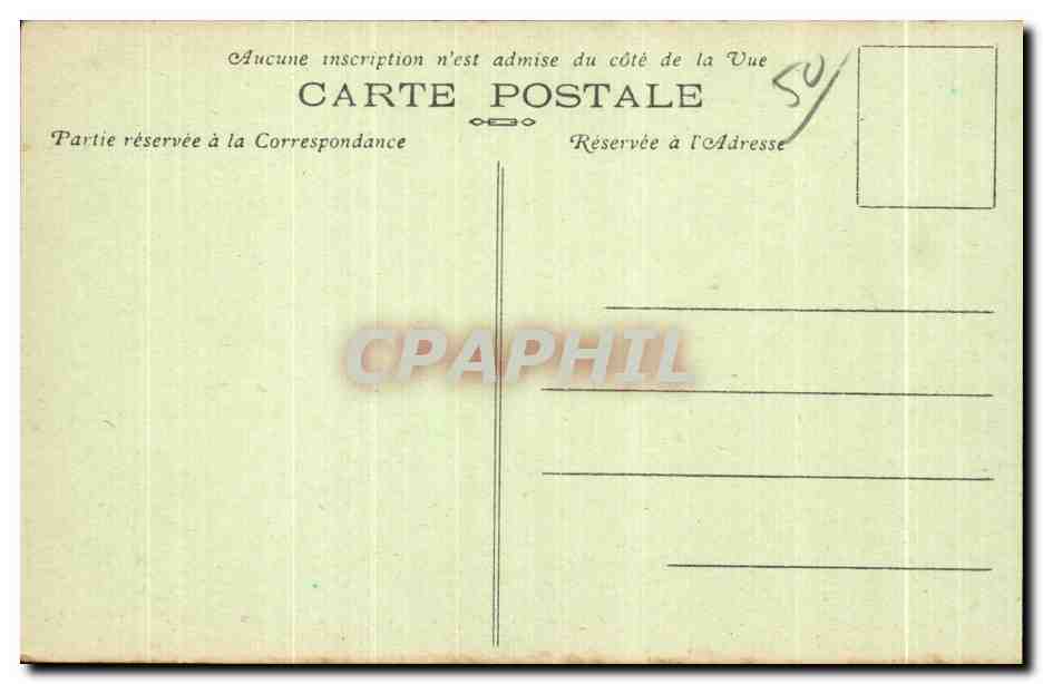Nacqueville — Le Château — Environs de Cherbourg — A. Becquemin-Roupeard, Éditeur, n°425 — Verso