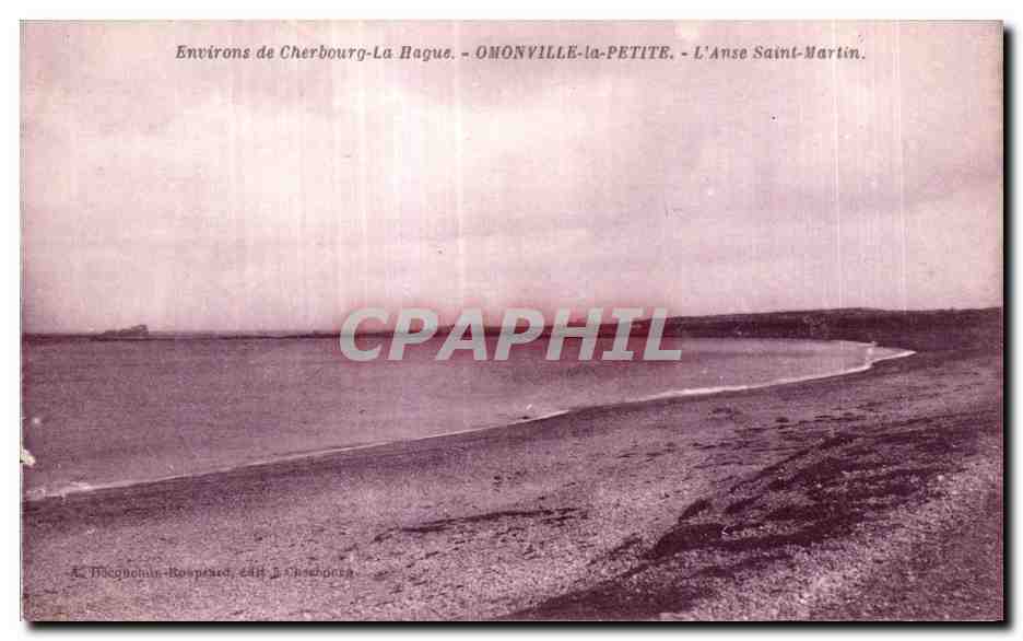 Environ de Cherbourg-La Hague - OMONVILLE-la-PETITE - L'Anse Saint-Martin — A. Bocquetain-Roupeard, édit. à Cherbourg