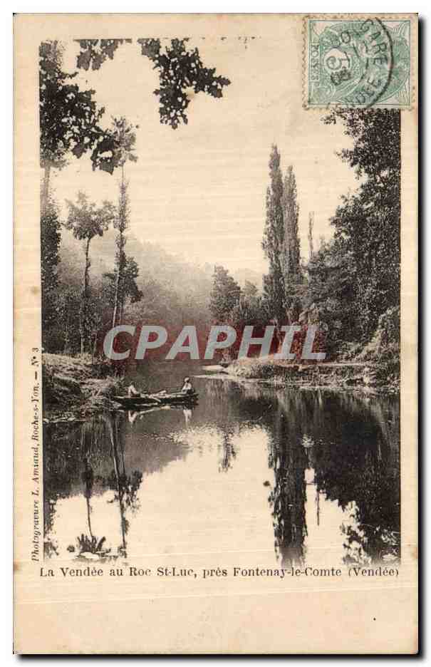 La Vendée au Roc St-Luc, près Fontenay-le-Comte (Vendée) — Photographie L. Antinat, Roches-Vion — N° 3
