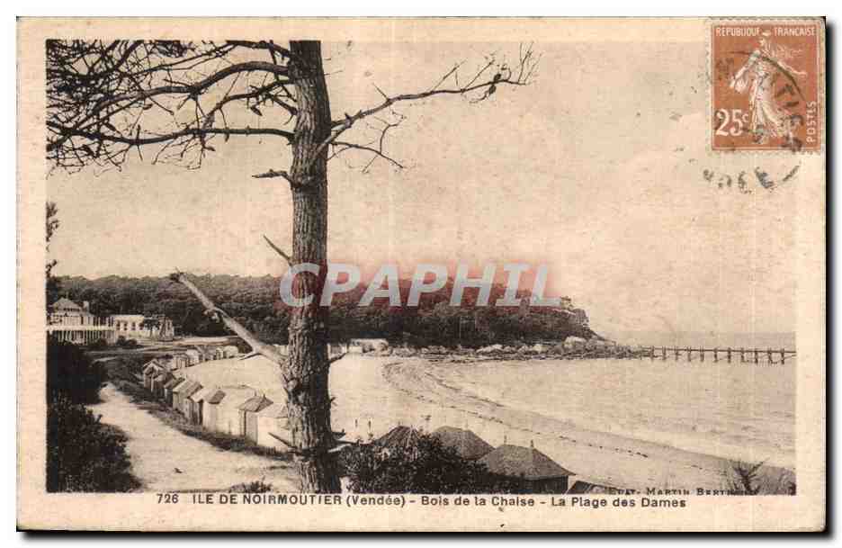 CPA Noirmoutier Bois de la chaise la plage des dames
