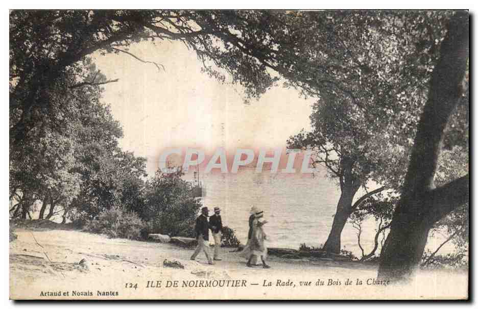 Île de Noirmoutier — La Rade, vue du Bois de la Charze — Artaud et Nozais, Nantes, n°124