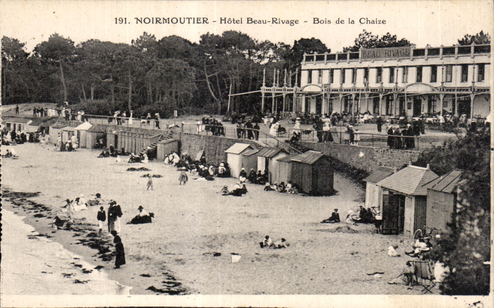 CPA Noirmoutier Hotel beau rivage bois de la chaize