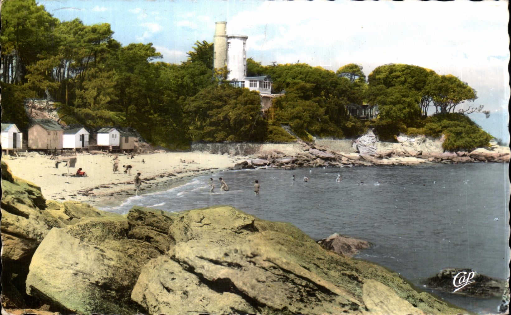 CPA Noirmoutier De ILe La Plage et la Tour Plantier