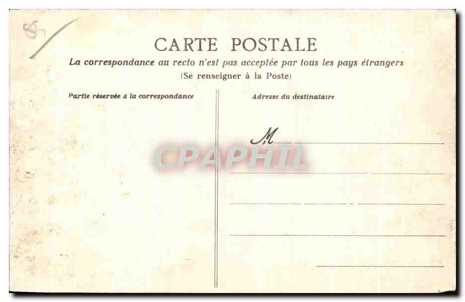 Vintage Postcard Noirmoutier Anse des Souzeaux — Back