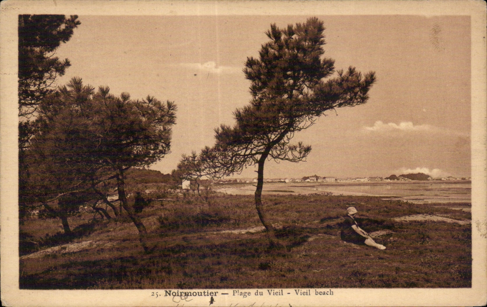 Noirmoutier — Plage du Vieil — Vieil beach — éditeur Lashbini