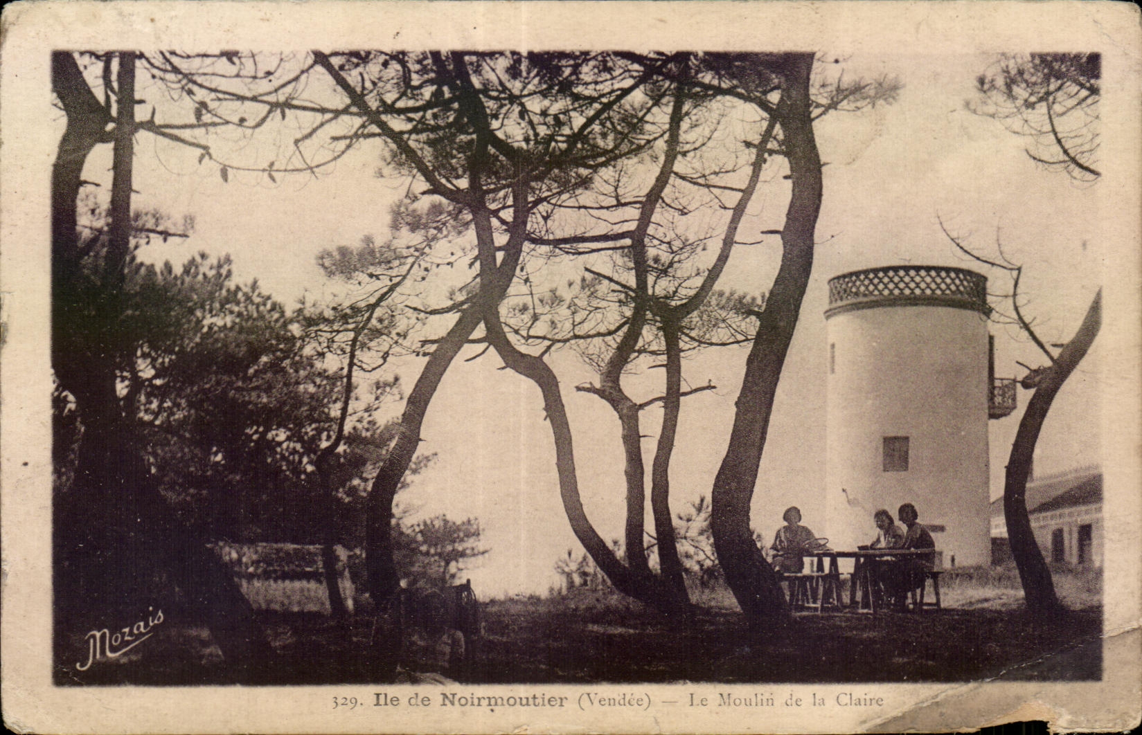 Ile de Noirmoutier (Vendée) — Le Moulin de la Claire — Mozais, n°329