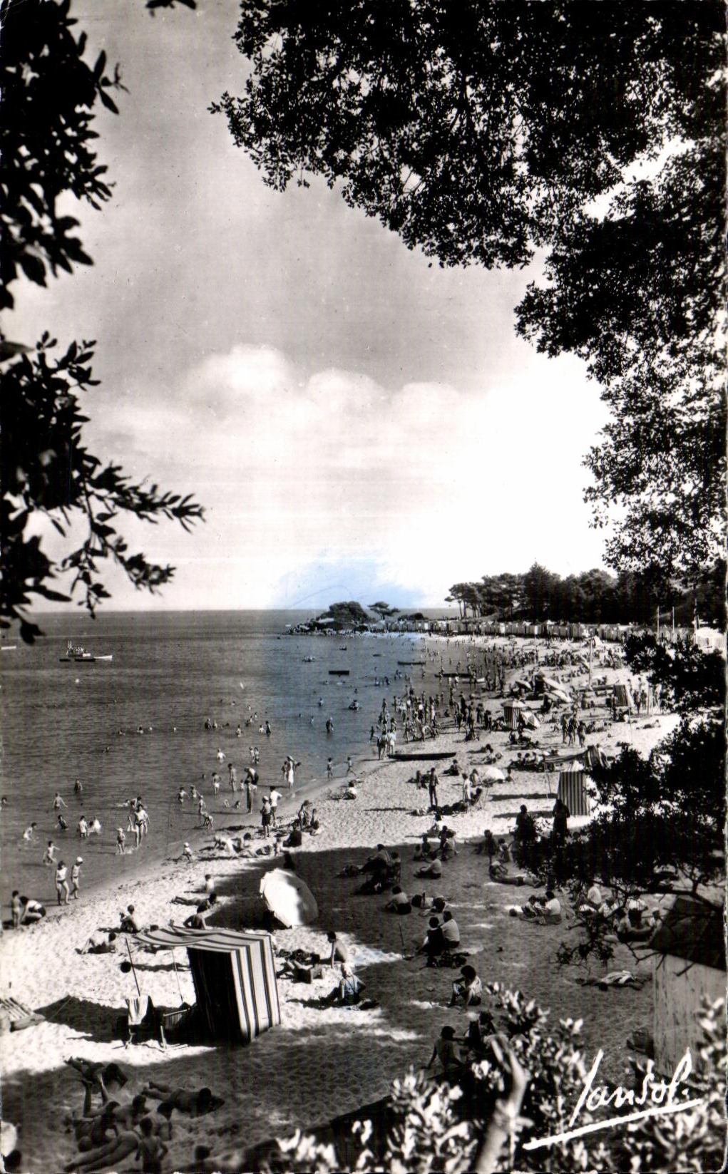 Noirmoutier (Vendée) — Ansicht der Damenbadestelle — Éditions Photographiques Jansol