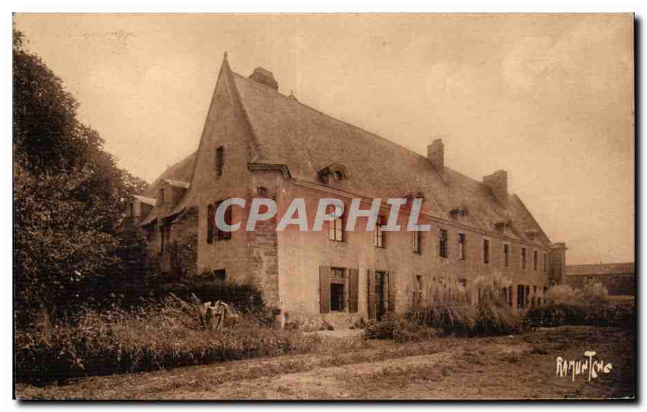 CPA L Ile De Noirmoutier L Abbaye de la Blanche Fondee en 