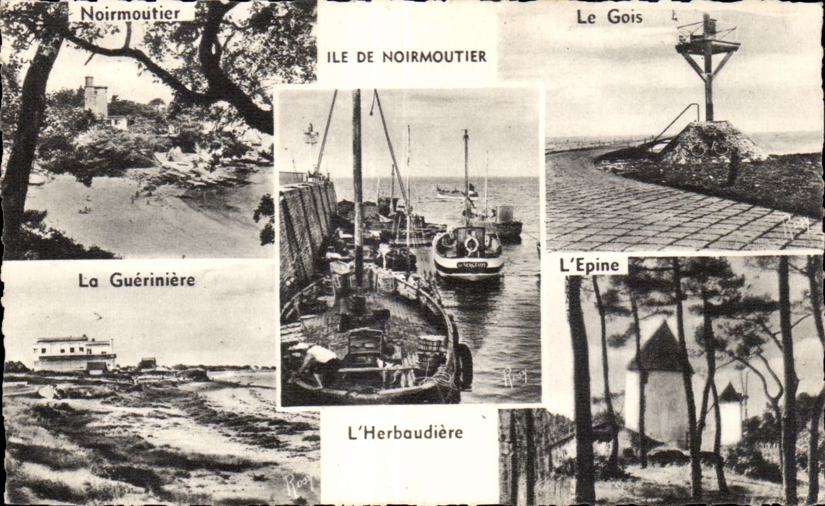 CPA L Ile De Noirmoutier Herbaudiere gueriniere le Gois L epine 