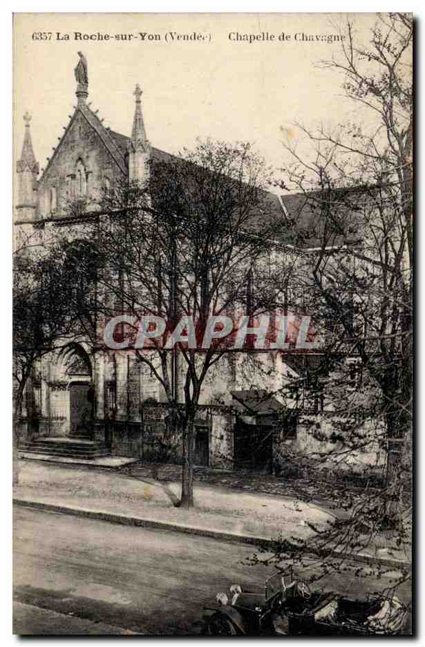 CPA La Roche sur Yon (Vendee) Chapelle de Chavagne