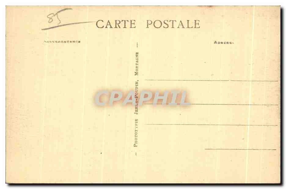 LA ROCHE-sur-YON (Vendée) — Les bords de l'Yon au pont d'Equèbouille — n°495 — Reverso