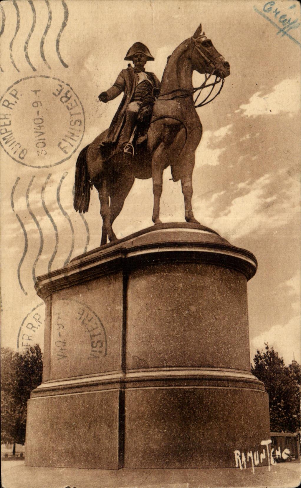 Statue de Napoléon Ier — La Roche-sur-Yon (Vendée) — Éditions Artistiques Raymond Bergevin