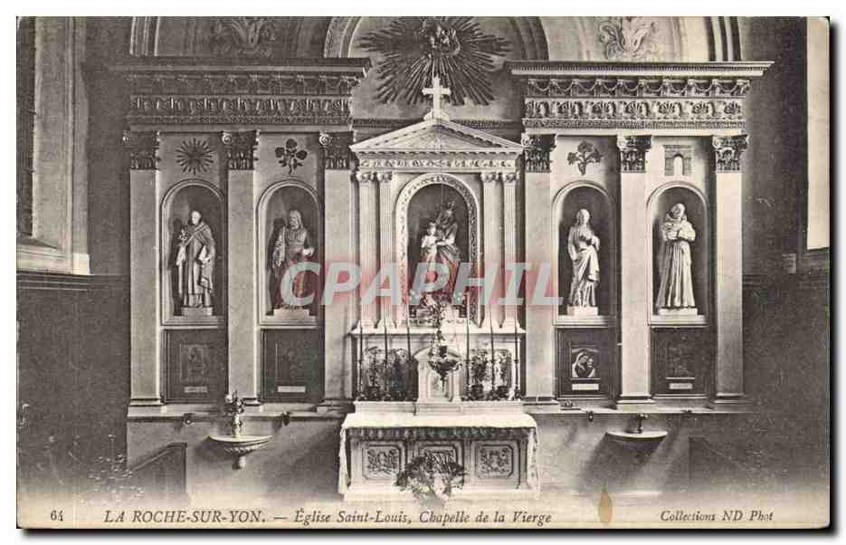 La Roche-sur-Yon — Église Saint-Louis, Chapelle de la Vierge — Collections ND Phot