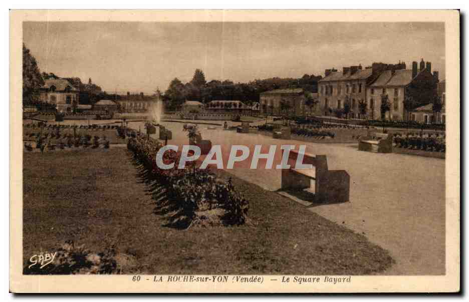 CPA La Roche sur Yon (Vendee) Le Square Bayard