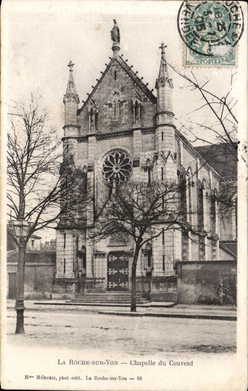 La Roche-sur-Yon — Chapelle du Couvent — Mme Milbeau, phot.-édit.