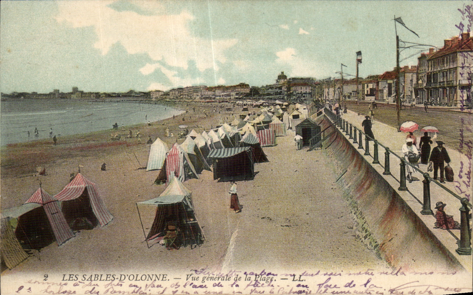Les Sables-d'Olonne — Vue générale de la Plage — LL