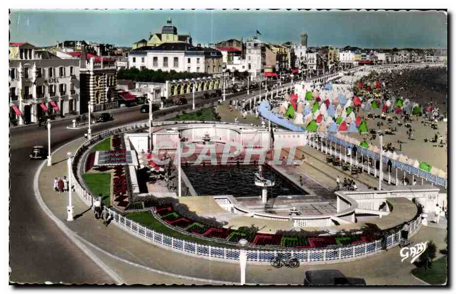 Les Sables-d'Olonne (Vendée) — La Piscine et le Remblai — Éditions Gaby