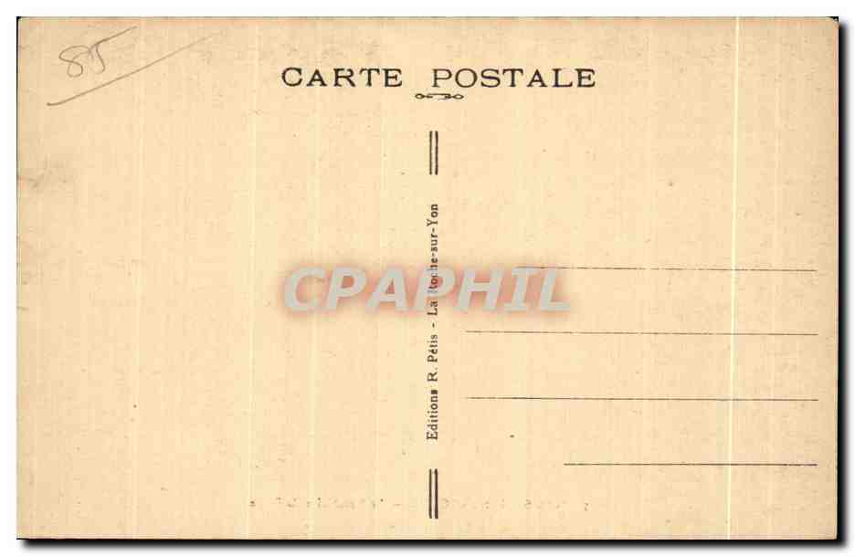 Les Sables-d'Olonne — Le Remblai et la Plage — Nézus — Rückseite