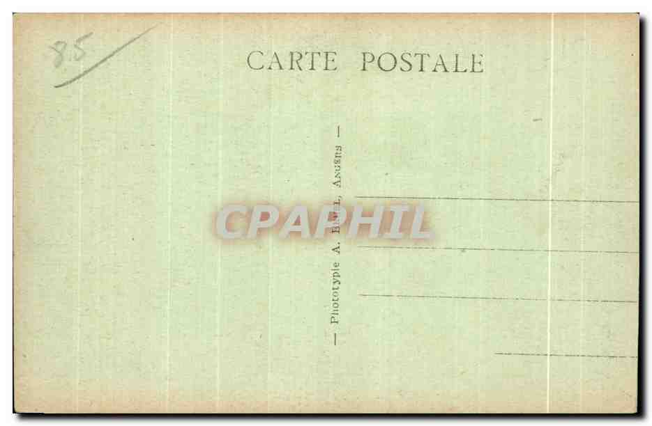 CPA Les Sables D olonne La jolie petite sablaise Folklore Costume Coiffe Enfant — Verso