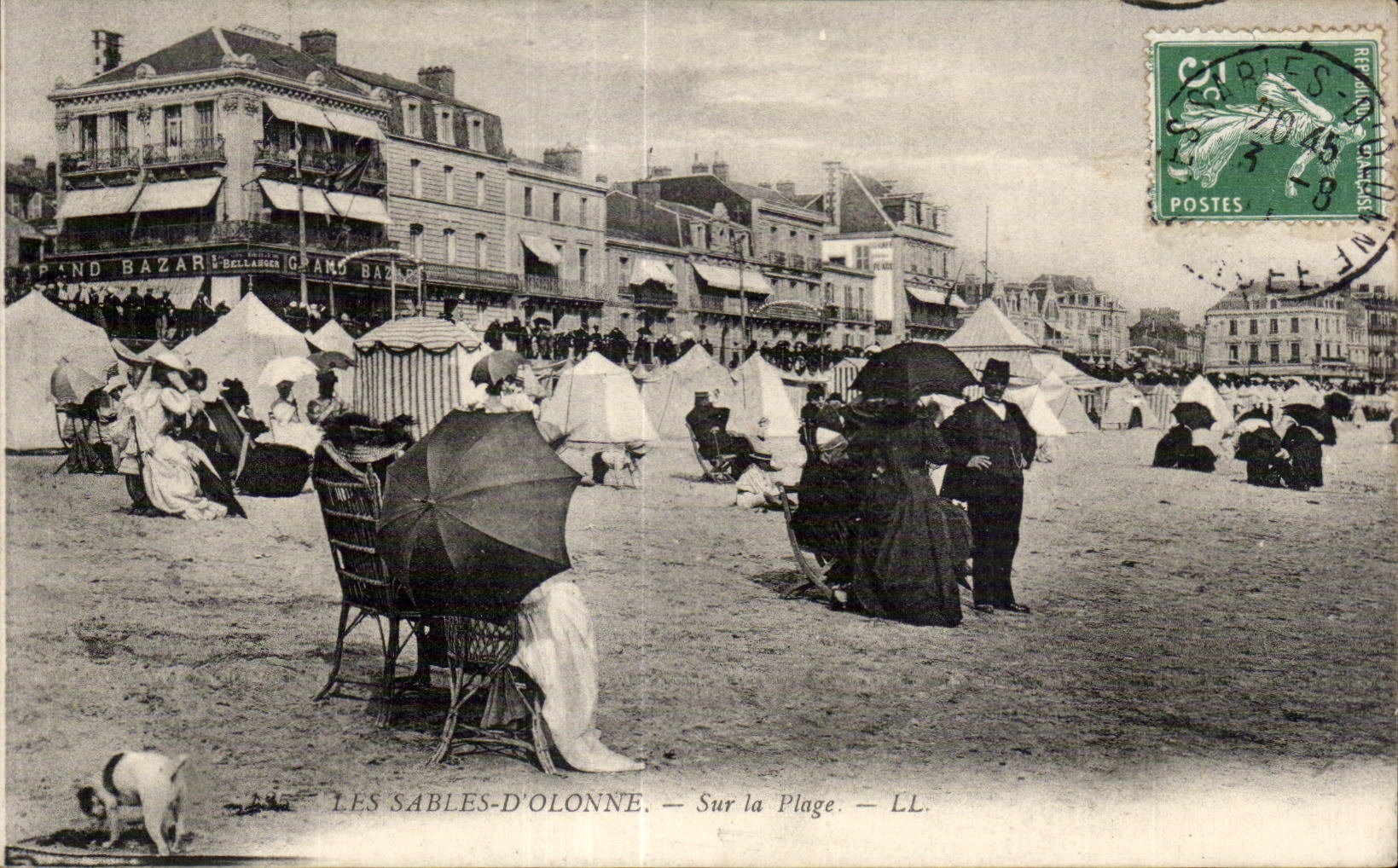 Les Sables-d'Olonne — Auf der Strand — LL.