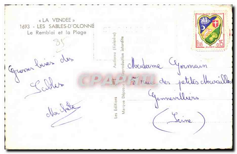 Les Sables-d'Olonne — La Plage et le Remblai — Les Éditions CPAPHIL — Reverso