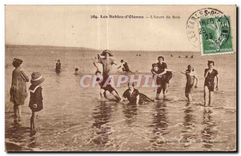 Les Sables-d'Olonne — Die Badezeit — Libourne, Verleger — Einlage der Unabhängigen Druckerei