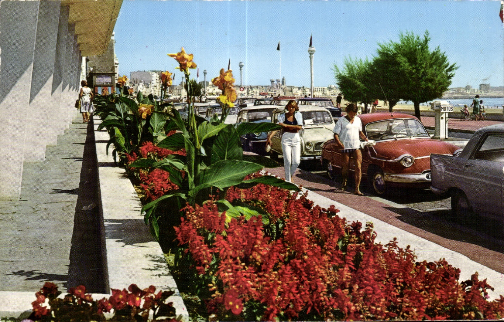 Les Sables-d'Olonne — Promenade am Meer — Verlag Artaud Frères, Nantes