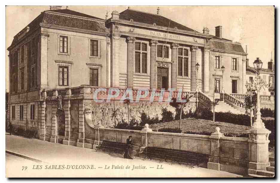 CPA Les sables d Olonne le palais de justice