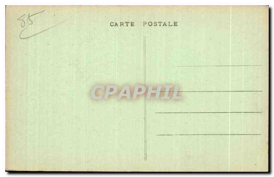 CPA Les sables d Olonne sablaise Folklore Costume — Back