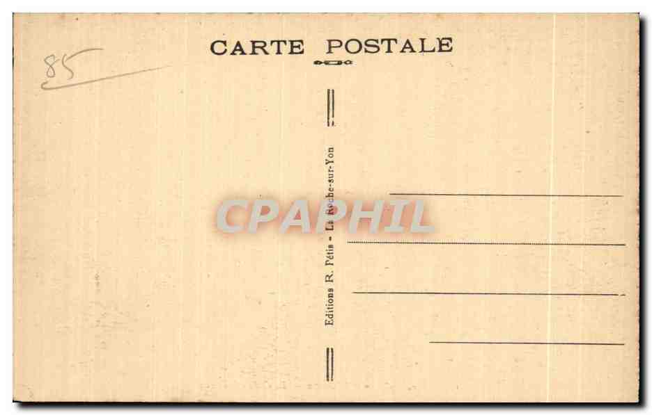 CPA Les sables d Olonne le casino des pins — Back