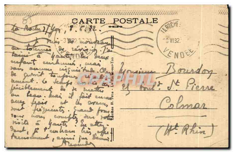 CPA Les sables d Olonne le casino des sports — Rückseite