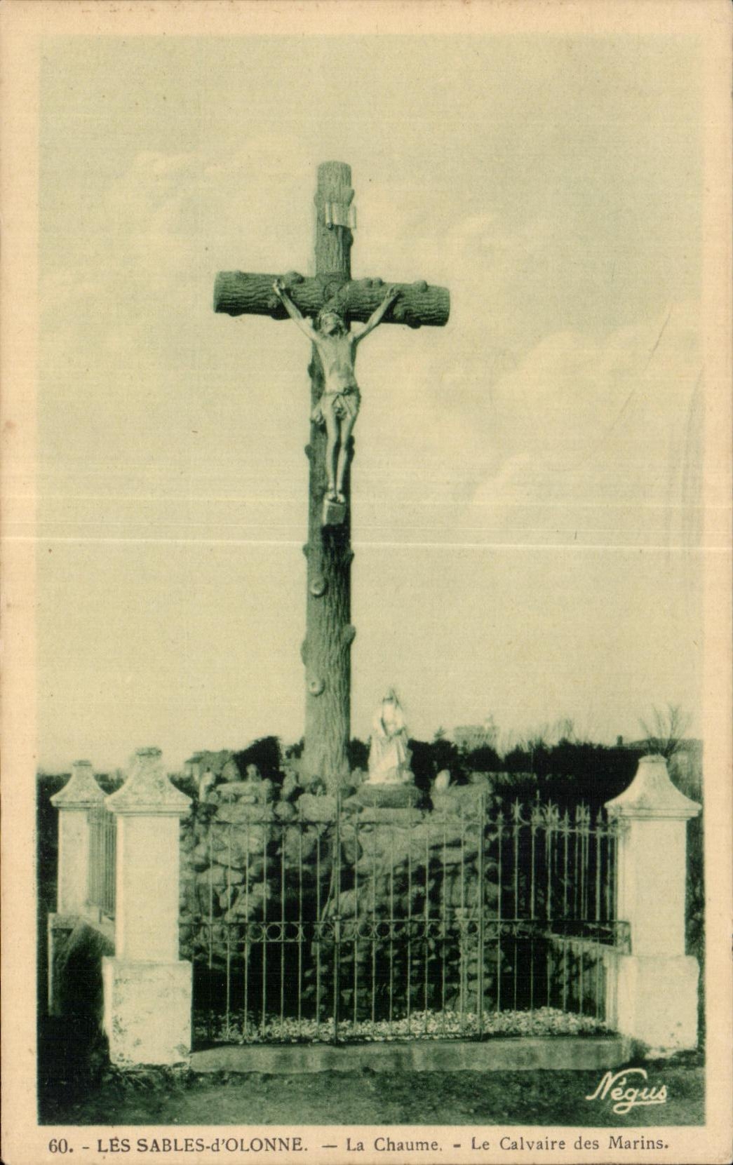 Les Sables-d'Olonne — La Chaume — Le Calvaire des Marins — Négus, n°60