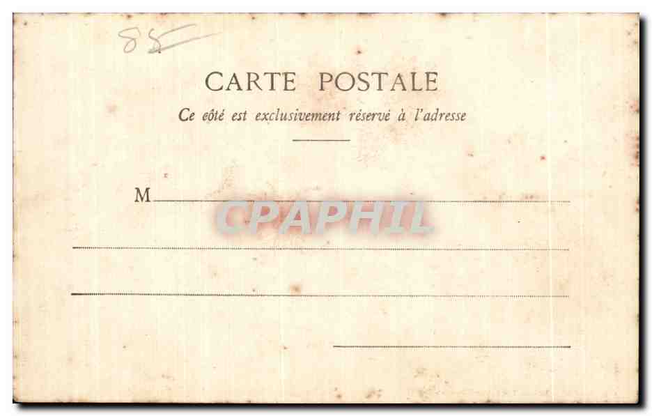 CPA Sables d olonne Les deux jetees de la chaume et des sables — Rückseite
