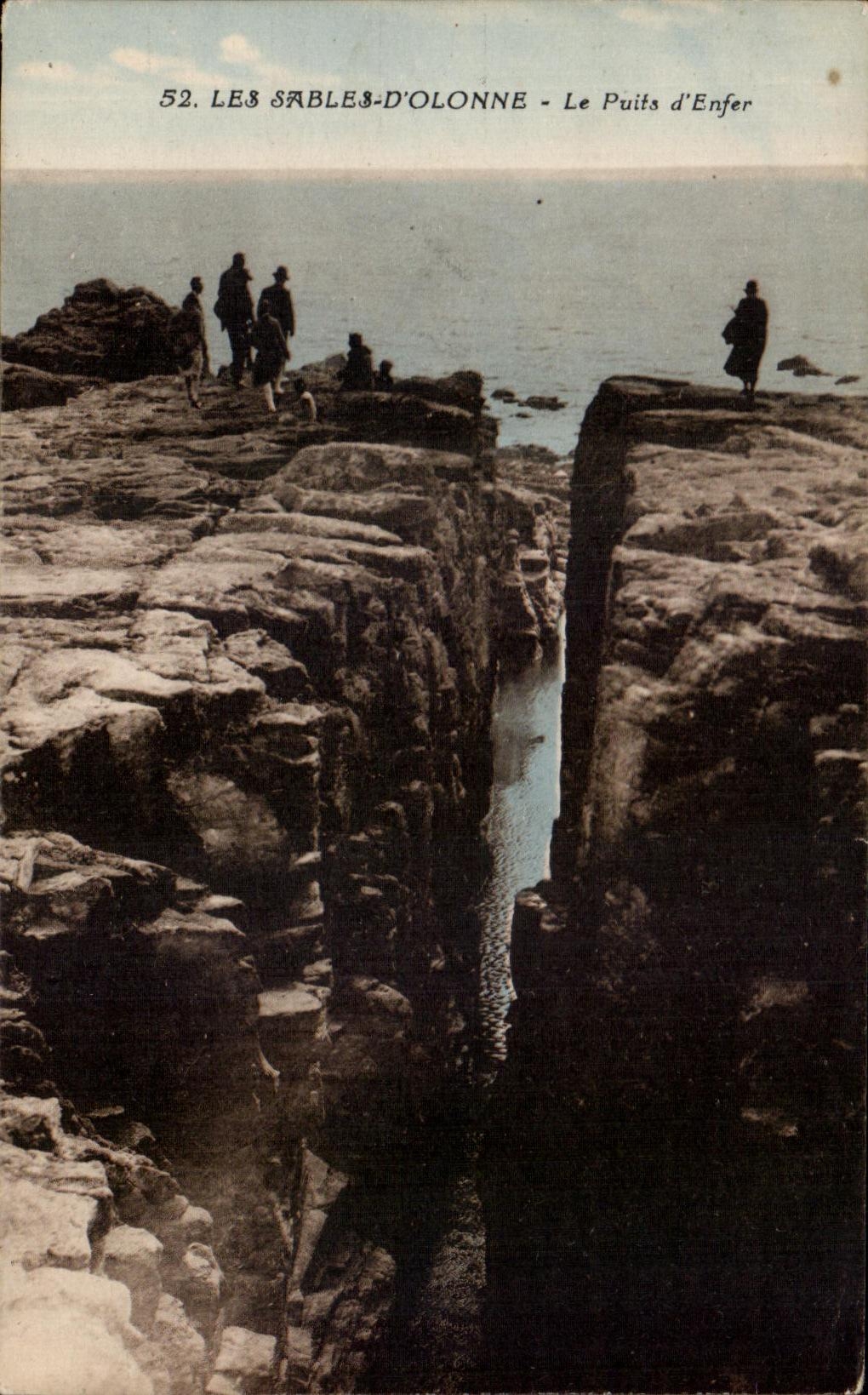 Les Sables-d'Olonne - Le Puits d'Enfer — Phototypie Jehly-Tampin, n°52